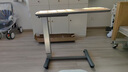 添康移動(dòng)餐桌可升降加寬過(guò)床桌家用護理床專(zhuān)用老人便攜癱瘓病人用 櫸木色 曬單實(shí)拍圖