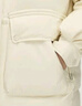 雪中飛女士中長(cháng)款連帽羽絨服時(shí)尚大毛領(lǐng)休閑百搭加厚保暖防寒羽絨外套女 曬單實(shí)拍圖