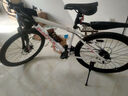 邦德·富士達山地自行車(chē)禧瑪諾21變速雙碟剎可鎖死減震青少年單車(chē)征途460-plus 【M碼】變色白 曬單實(shí)拍圖