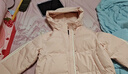 波司登（BOSIDENG）【反季】冬季羽絨服楊紫同款男女同款情侶短款連帽新國標(biāo)90絨外套 原力粉 緋草米161C M 165/88A 【卡碼拍小】 曬單實(shí)拍圖