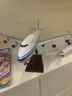 IGIFTFIRE波音747飛機模型中國國際航空帶輪燈光可拆卸仿真客機民航航模 47厘米樹(shù)脂無(wú)燈帶起落架 曬單實(shí)拍圖