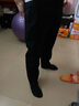 卡賓（CABBEEN）【萊卡高彈】黑色水洗牛仔褲男2024夏季新款休閑通勤直筒長(zhǎng)褲 煤黑色01 M /170/74A/28 曬單實(shí)拍圖