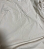 蕉內(nèi)（Bananain）【王一博同款】3系男女同款短袖親膚棉感透氣寬松打底T恤男夏季 亞麻黃拼牙白 XL 曬單實(shí)拍圖