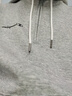 Champion冠軍加絨連帽衛衣男美式復古半拉鏈上衣潮牌 灰色 M  曬單實(shí)拍圖
