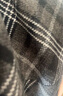 范思藍(lán)恩復(fù)古學(xué)院風(fēng)格子毛呢半身裙女秋冬季2024新款a字裙子14367 黑灰格 M 曬單實(shí)拍圖