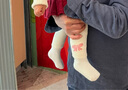 尼多熊兒童打底襪秋冬女童連褲襪寶寶打底褲春秋透氣嬰兒褲襪白色 曬單實(shí)拍圖