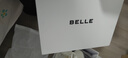 百麗（Belle）簡約休閑高幫板鞋女商場同款厚底保暖鞋D4S1DDM4 白色 37 (235mm) 曬單實(shí)拍圖