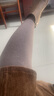 浪莎打底褲女秋冬款外穿高腰收腹提臀修身顯瘦加絨加厚冬季連褲襪 咖色連體【340g】 -10℃-10℃ 1條 均碼 （85-130斤可穿） 曬單實拍圖