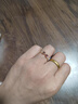 IL&CO尤珂 「露娜甜心」黃18K金天然粉碧璽戒指女蝴蝶結(jié)鉆情人節(jié)禮物 天然粉碧璽*約 0.4克拉 15號 曬單實拍圖