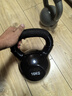 Ma fitness壺鈴男士提壺啞鈴軟壺鈴家用健身力量訓練器材 16kg 純鐵黑【健身教練款】 曬單實(shí)拍圖