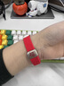 炫戴新年紅色丨適用小米手環(huán)10表帶磁吸NFC版小米手環(huán)9/8腕帶7手鏈6編織5/4/3鐳雕十二生肖手表帶配件 福字【招財貓】中國紅 適用：小米手環(huán)10/9/8表帶-陶瓷版通用 曬單實(shí)拍圖