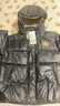 Converse 匡威童裝男女童短款連帽羽絨服冬季新款兒童保暖上衣 正黑色 130 /64 【建議身高116-122cm】 曬單實(shí)拍圖