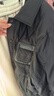 馬克華菲羽絨服男秋冬季翻領(lǐng)薄款鴨絨夾克休閑保暖上衣外套 黑色 54/XL  曬單實(shí)拍圖
