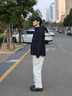 gxg.jeans男裝夾克 工裝風(fēng)多口袋三防休閑連帽外套 25年春新品 黑色 L (175) 曬單實(shí)拍圖