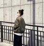 HNBKNL美式潮牌棒球服男秋冬季休閑加絨ma1飛行員夾克衫寬松大碼外套 軍綠-春秋款（NE01） XL （推薦體重135-160斤） 曬單實拍圖