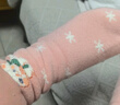棉奇熊兒童襪子女童秋冬加絨加厚棉襪冬款厚款冬季保暖中筒襪女寶寶女孩 圓點(diǎn)粉兔【加絨加厚】 5雙 3-5歲 建議腳長14-16CM 曬單實(shí)拍圖