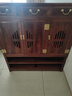 茂芝紅木家具非洲花梨【學(xué)名：刺猬紫檀】全實(shí)木中式新中式鞋柜三門(mén)鞋架素面簡(jiǎn)約高鞋柜 三門(mén)鞋柜【106*36*118cm】 曬單實(shí)拍圖
