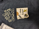 馬登女裝 美式復(fù)古磨毛刺繡襯衫桃皮絨寬松翻領(lǐng)保齡球襯衣女潮夏季 深藍(lán)色 馬登工裝 M 曬單實拍圖