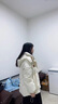 渾小象小個(gè)子短款棉服女冬季2025新款寬松棉襖外套棉衣女裝面包服女學(xué)生 連帽韓版小個(gè)子面包服【米白】 M 建議115斤以?xún)?曬單實(shí)拍圖