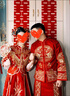 英棠秀禾服男 新郎接親禮服結婚男士婚禮敬酒服龍鳳褂馬褂大碼男裝 M 曬單實(shí)拍圖