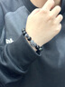 老鳳祥生肖蛇本命年銀手鏈男轉(zhuǎn)運(yùn)黑曜石手串七夕情人節(jié)生日禮物男友老公 【潮酷黑曜石】吉祥福蛇手串 曬單實(shí)拍圖