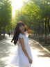 夏雨瑤小飛袖連衣裙女2025夏季新款小個(gè)子溫柔風(fēng)寬松顯瘦仙女甜美短裙子 【白色/偏杏色】 【甜美學(xué)院風(fēng)/氛圍感/超仙】 M 【建議90-110斤】 曬單實(shí)拍圖