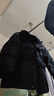 鴨鴨（YAYA）【黑標(biāo)鵝系列】反季鵝絨羽絨服男女同款冬季新品戶外滑雪厚外套HY 黑色 L /175 曬單實拍圖