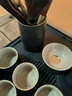 豪峰黑陶2025新款整套茶具套裝泡茶壺蓋碗茶杯實(shí)木茶盤茶臺(tái)七夕節(jié)禮物 【密胺靜心茶盤】【黑陶山鏡】 茶盤尺寸51*31cm 曬單實(shí)拍圖