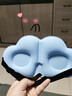 兒童眼罩小學(xué)生專(zhuān)用一年級遮光睡眠專(zhuān)用3-14歲午睡3d立體女孩護眼 湖藍兩只【推薦6-14歲 云感透氣 不壓鼻眼】 曬單實(shí)拍圖