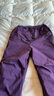 鴨鴨（YAYA）戶(hù)外休閑鵝絨羽絨褲女士2025秋冬新品高腰外穿工裝長(cháng)褲FL 紫色 M (170) 76A 曬單實(shí)拍圖