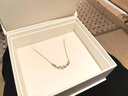 銀千惠999純銀蝴蝶結項鏈女士款高級感吊墜輕奢520情人節生日禮物送女友 品牌首飾盒 玫瑰花禮盒/情人節女生禮物/配首飾證書(shū) 曬單實(shí)拍圖