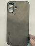 尚蘇 適用 iPhone16Plus手機殼蘋果16Plus保護套鏡頭全包軟殼防摔簡約輕奢羊巴皮外殼女男款皮套灰色 曬單實拍圖