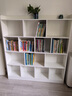 【送貨到家】白色實(shí)木書(shū)架兒童落地書(shū)柜自由組合格子柜置物架矮柜 2層   140長(cháng) 86高 深24 曬單實(shí)拍圖