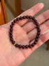 秦庭瀾境 QINTINLANJIN印度小葉紫檀手鏈女高油高密帶金星老料順紋單圈佛珠檀香木手串 999金珠款-適合手圍周長(cháng)16-17cm 曬單實(shí)拍圖
