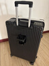 雙星多功能行李箱大容量拉桿箱男大號皮箱密碼箱女生大號旅行箱登機箱 黑白色【掛鉤+杯架+USB】 28英寸 【出差出國】 曬單實(shí)拍圖