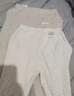 印品棉棉屋2條裝寶寶秋褲純棉磨毛男女孩兒童春秋厚款無骨縫保暖長(zhǎng)褲打底褲 磨毛淺灰條淺灰褲子2件裝 110 （身高105cm左右） 曬單實(shí)拍圖