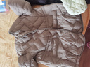 坦博爾羽絨服女時(shí)尚收腰保暖菱格寬松女士外套TD236268 椰殼咖 170  曬單實(shí)拍圖