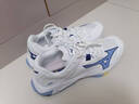 美津濃（MIZUNO）WAVE LIGHTNING Z8專(zhuān)業(yè)排球鞋男女中幫緩震輕盈舒適新品氣排球 冰川藍【輕彈快啟動(dòng)】Z8 41 =265mm 曬單實(shí)拍圖