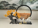 凱斯黛爾黃水晶發(fā)財樹(shù)流沙畫(huà)擺件家居客廳玄關(guān)裝飾品辦公室喬遷開(kāi)業(yè)禮物 水晶發(fā)財樹(shù)【黑白金山】禮盒裝 曬單實(shí)拍圖