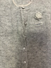 DZZIT地素針織衫2024冬季新款兩色設(shè)計(jì)冬日治愈感上衣女3I4E5641V 淺灰色 S 曬單實(shí)拍圖