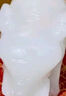 妥大師阿富汗白玉大象吸水吉祥物裝飾品玉石家居擺件 長(cháng)20厘米一對 曬單實(shí)拍圖