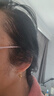禾麻葉金黃色雙珠耳線女長款氣質(zhì)耳飾精致超仙韓式耳線 雙金珠耳線（一對裝） 曬單實拍圖