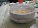茶花（CHAHUA） 蒸籠微波爐可用蒸飯煲飯鍋熱菜蒸米飯煮飯煲飯盒蒸盤(pán) 雙層圓形蒸籠【1000ML】 曬單實(shí)拍圖