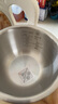適用美的電飯煲內(nèi)膽MB-HS4075/MB-F4088不銹鋼芯無涂層精鋼鼎釜IH 3升316不銹鋼無涂層 曬單實拍圖