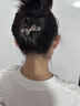 紀思梵蝴蝶結發(fā)夾輕奢碎發(fā)夾劉海夾側邊夾小壓夾女發(fā)飾卡子生日禮物禮盒 蝴蝶結高檔發(fā)夾（禮盒裝） 曬單實(shí)拍圖