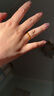謝瑞麟（TSL） 黃金開口鏤空戒指心連心女婚慶結(jié)婚足金指環(huán)YL950七夕禮物 約1.7克 工費380元 曬單實拍圖