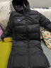 李寧（LI-NING）羽毛球服男女同款羽絨服中長(zhǎng)款白鴨絨保暖舒適耐寒外套 黑色 L  曬單實(shí)拍圖