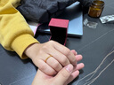 卡鉑亞古法黃金素圈戒指 足金9999實心素戒小金圈情侶對戒男女尾戒 古法素圈戒指 3.49克（9號）寬約1.9mm 曬單實拍圖