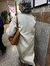 太平鳥(niǎo)女裝毛呢大衣大師甄絨系列女雙面呢冬外套時(shí)尚 淺卡其 M  曬單實(shí)拍圖