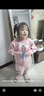 G.DUCKKIDS女童毛衣套裝2023秋冬新款小香風(fēng)長(cháng)袖蝴蝶結開(kāi)衫針織外套兩件套 粉紅色 130cm 曬單實(shí)拍圖